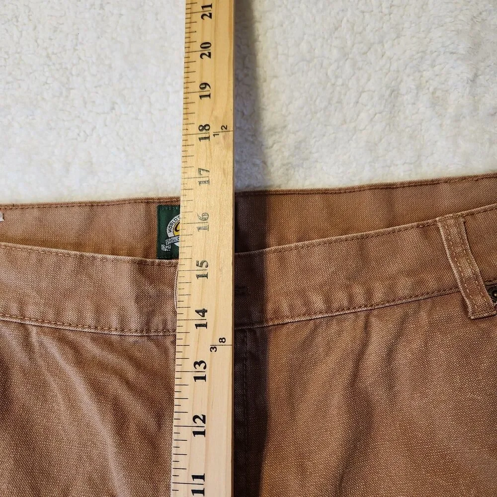 Cabela’s Outdoor Gear Mens Duck Brown Canvas Straight Leg Jeans Size 46x29* READ